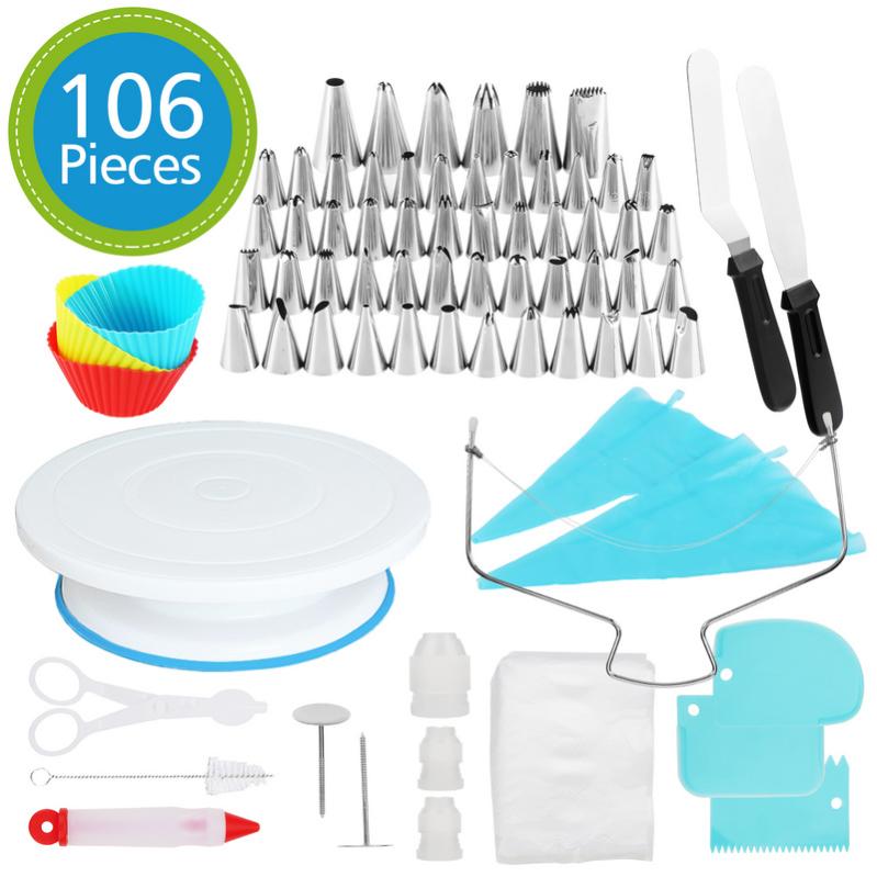 Set Di 3 Strumenti In Acciaio Inox Per Decorazione Torte – Modellatori Per Pasta Di Zucchero E Glassa – Utensili Professionali Per Pasticceria - 2