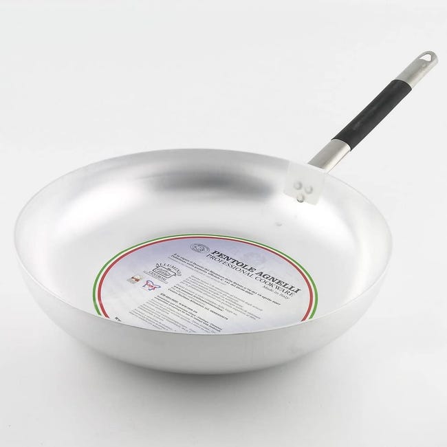 Padella Cookware svasata alta in alluminio antiaderente 5mm - 1 manico - Pentole  Agnelli