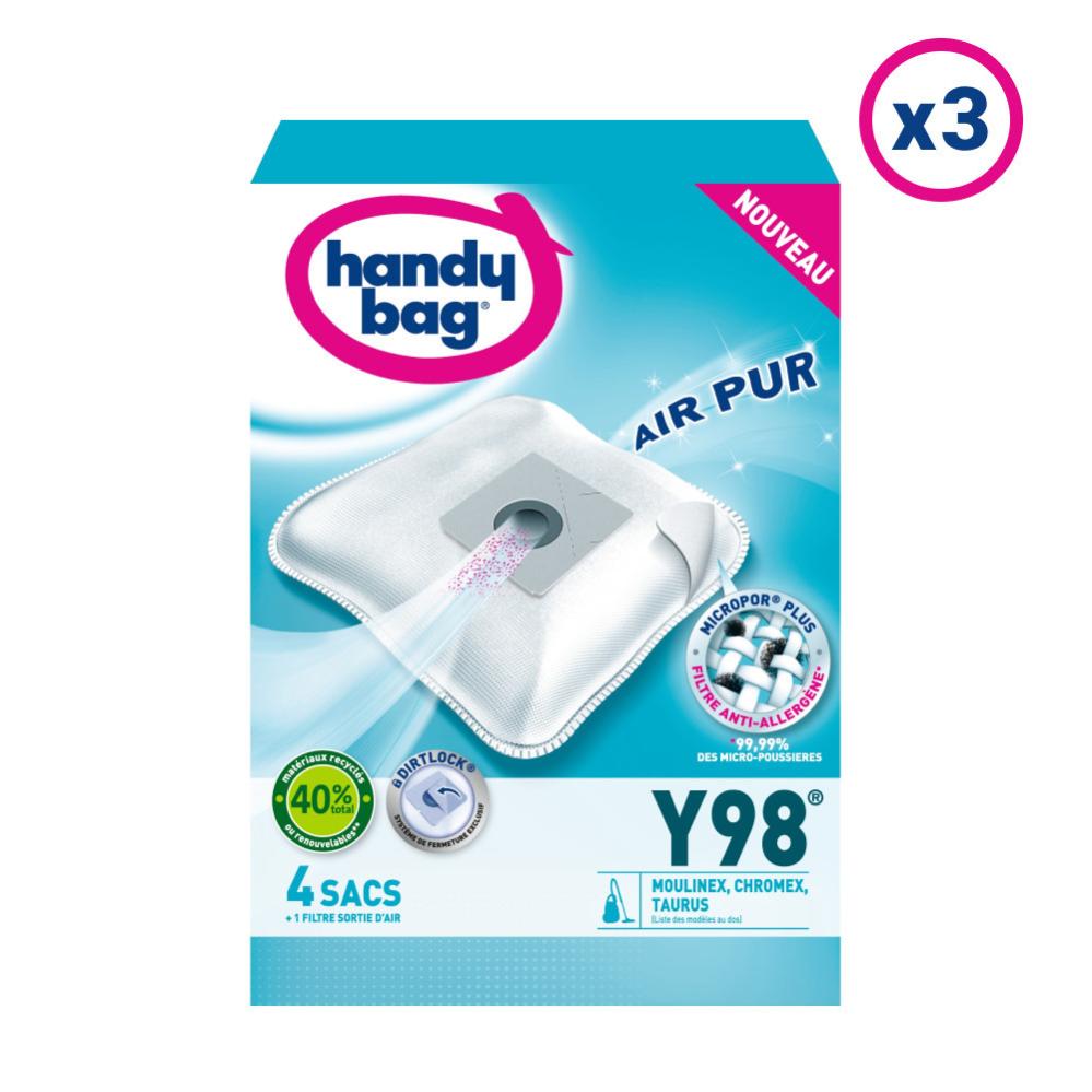 Sacs Aspirateur Zelio X10 + Filtres - Compatible Moulinex Et Rowenta - Origine France