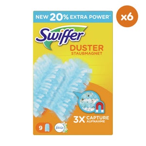 Swiffer Dry XXL Chiffons Anti-Poussière, 48 Lingettes, Capture et