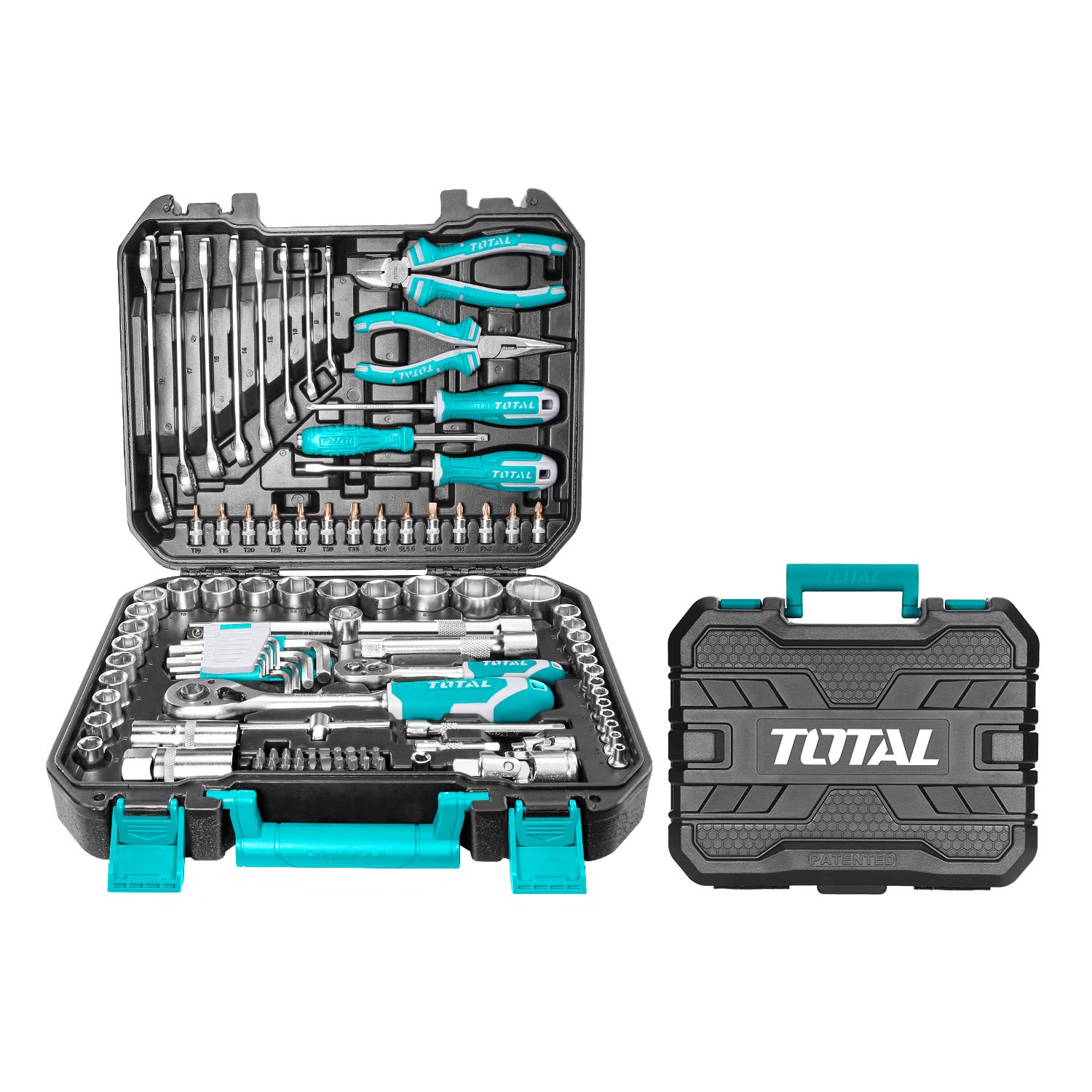 TEC HIT 503045 - Caisse à outils en 1luminium - 1 tiroir - Avec 45