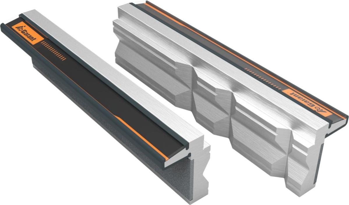 Ganasce Morbide Magnetiche 150mm Per Morsa Da Banco - Multiscanalatura Non Marcatura Verde - 2