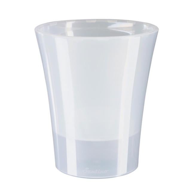 Santino Set-Di-6 Vasi Per Orchidee D 15 cm Vaso Autoinnaffiante Con Sistema Stoppino Indicatore Del Livello Dell'acqua Per Interni ( 15cm - 2L - Viola