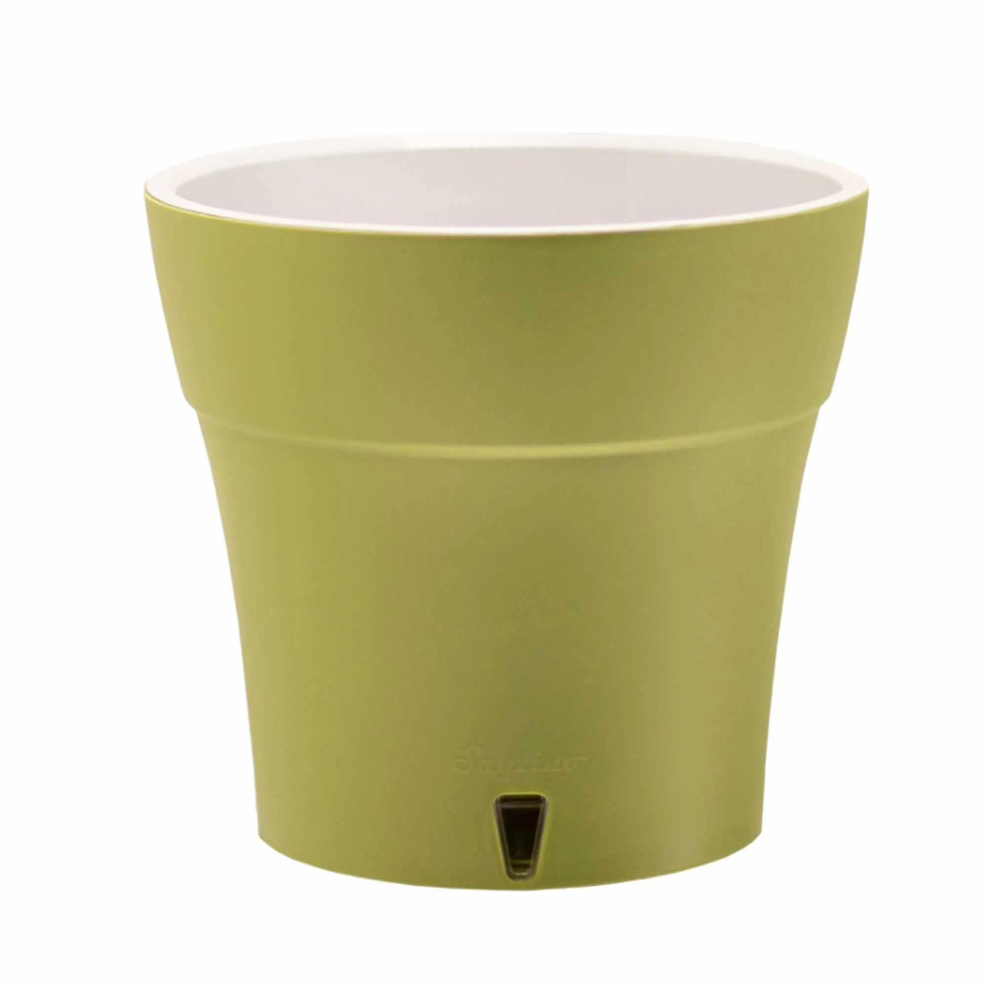 Set 10 Vasi Autoirriganti 7,5 Cm Per Erbe Aromatiche: Plastica Riciclata Con Serbatoio E Indicatore Acqua | Giardinaggio Facile