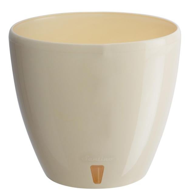 Vaso per Piante Fiori Orchidee Alto Auto Irrigazione Mosaic Curve High 55 Idel Pistacchio