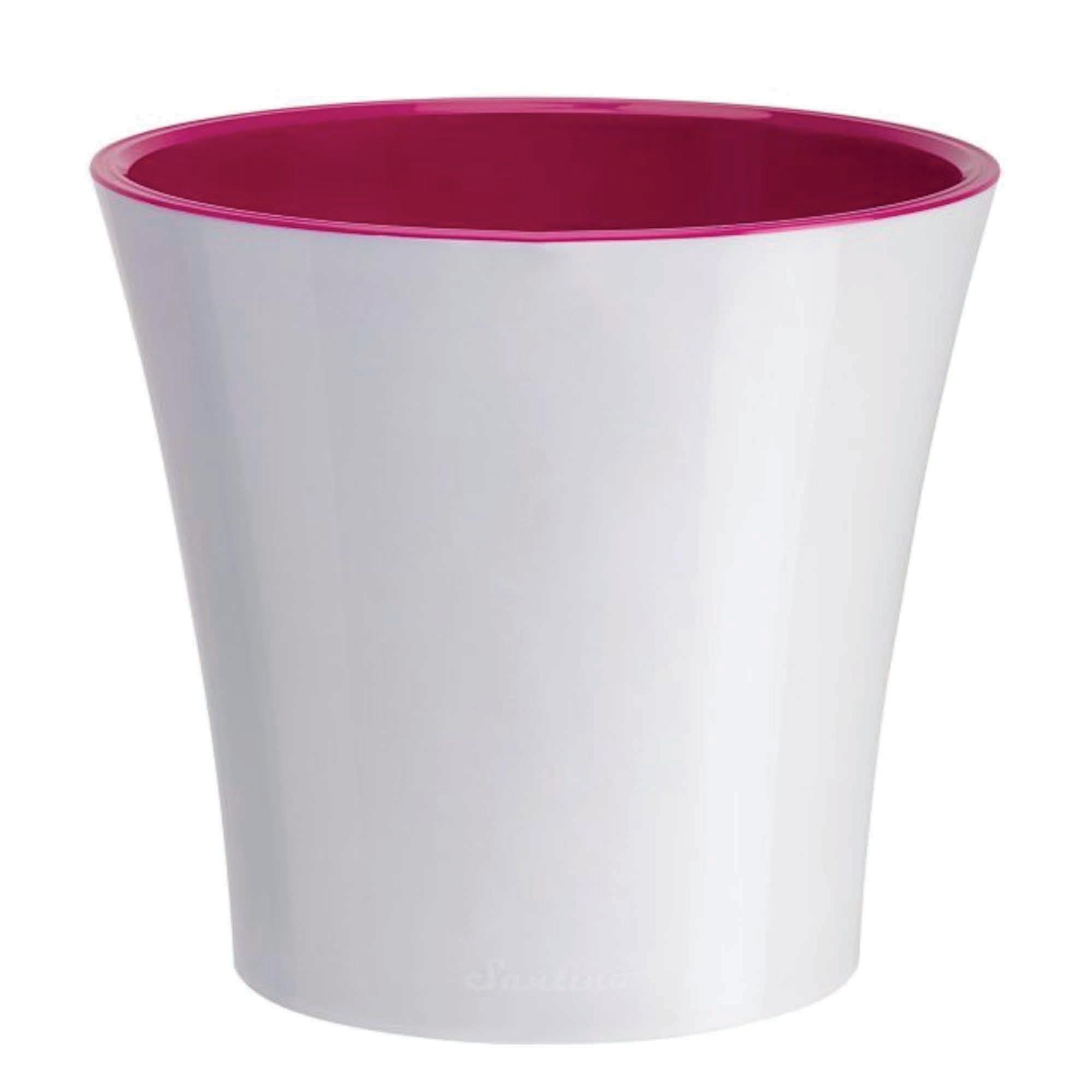 Vaso Autoirrigante AVOID Rosso Vino - Elegante Per Piante Da Interno/Esterno, Senza Ruote, In 2 Dimensioni