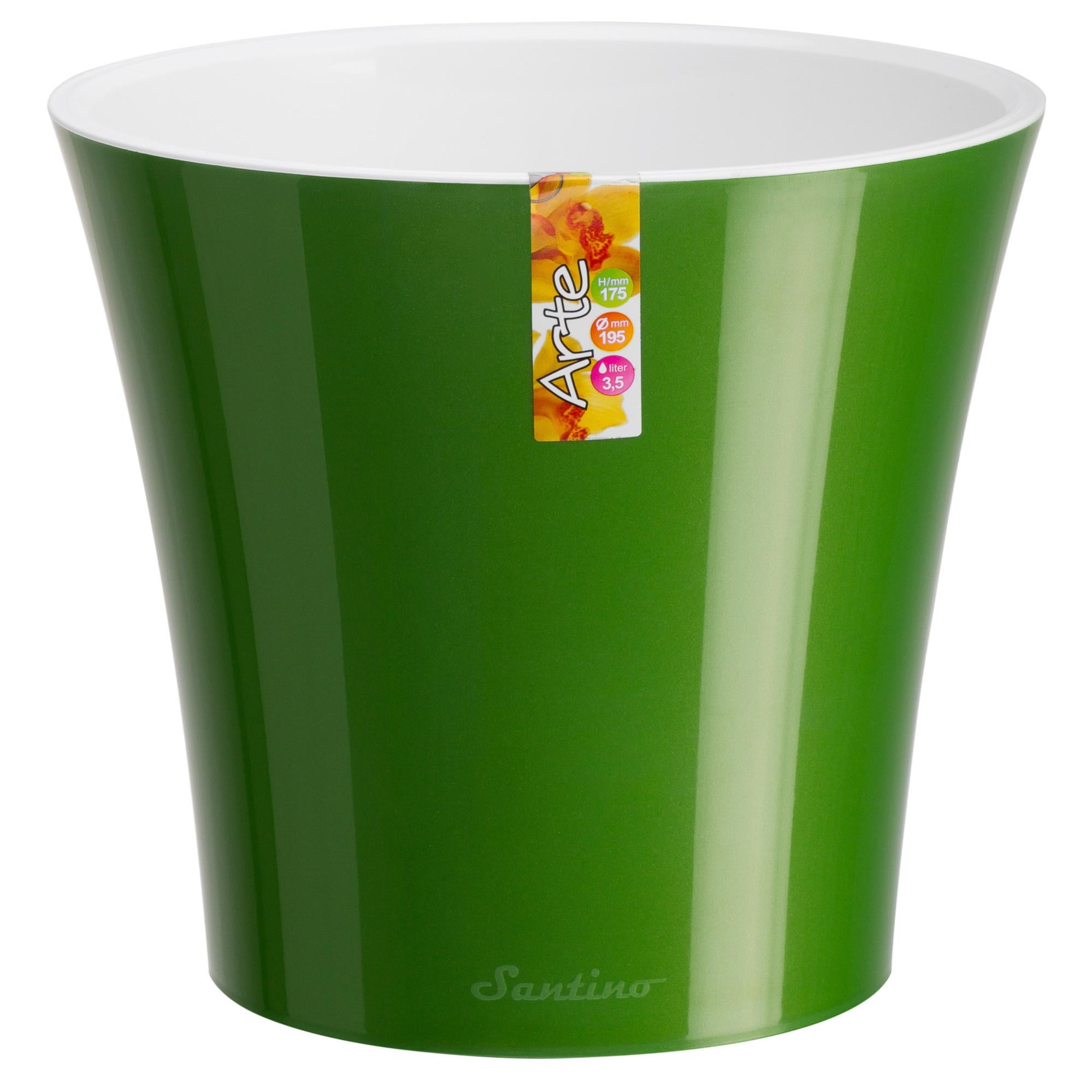 Vaso Autoirrigante ARTE Per Piante D'appartamento Di Santino Dimensioni 0 6l Colore Bianco Rosso Ciliegia 88852201