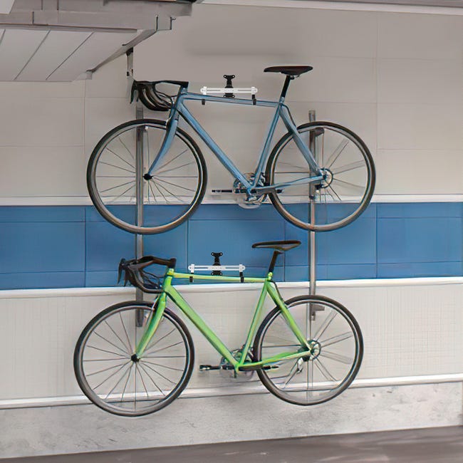 Support-vélo mural Accroche velo garage Support velo rangement Porte velo  lot 12