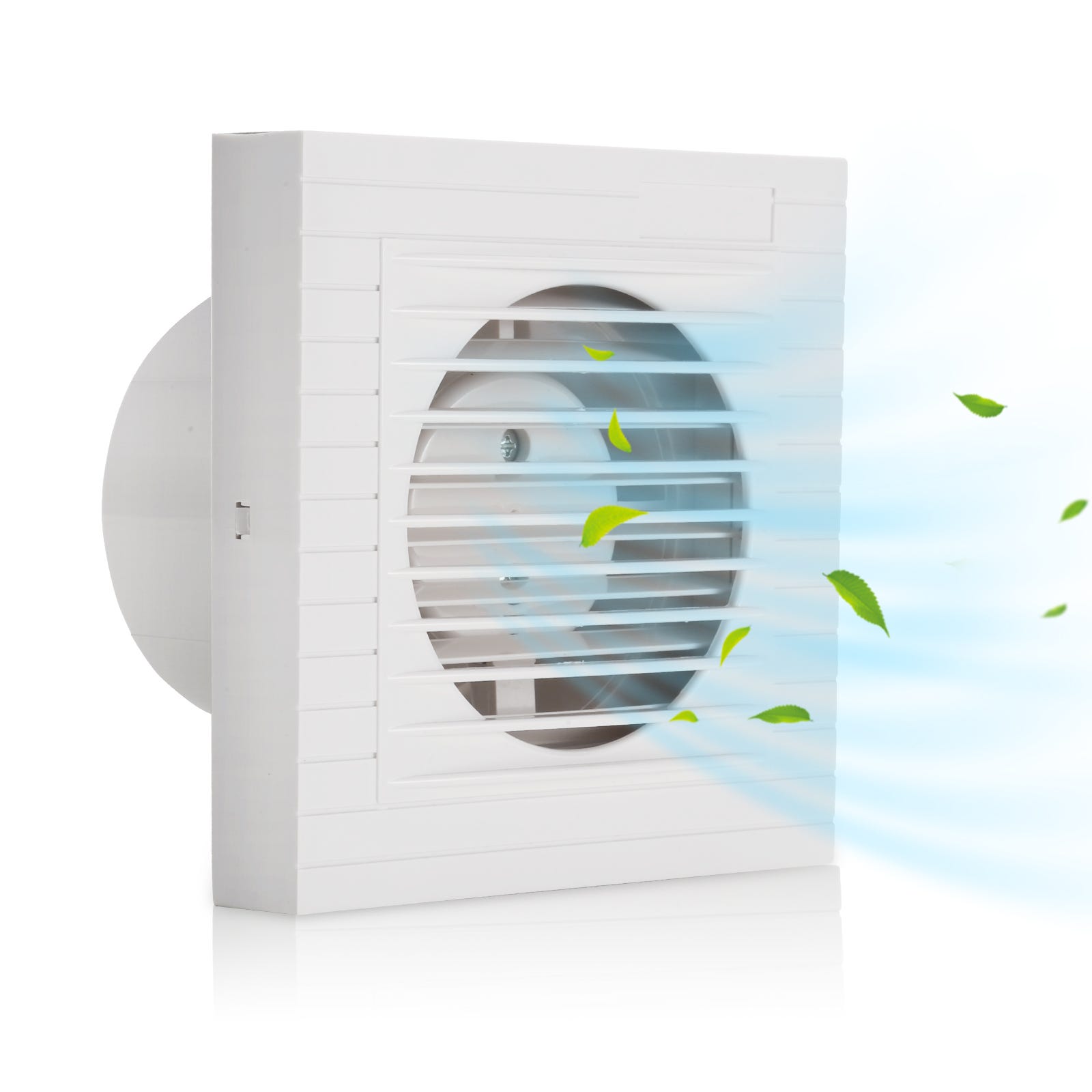 Ventilateur de salle de bain Purgeur pour radiateur Avec déflecteur de  retour -Ventilateur mural 100mm