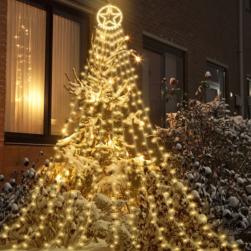 Guirlande lumineuse LED Sapin de Noël Éclairage Chambre Bush Blanc chaud