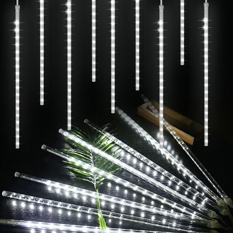 FOMYHEARD 10M Chaîne Lumineuse de Camping Enroulable, Chaîne lumineuse LED d'extérieur étanche 4