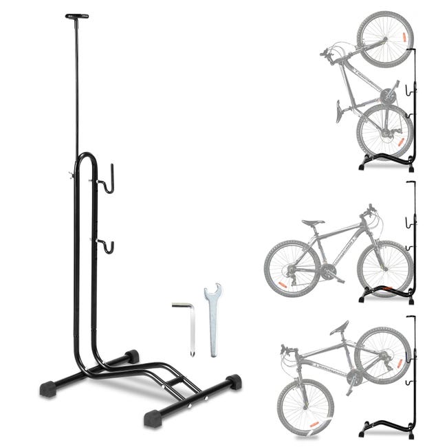 Support à vélos Râtelier vélos Système range-vélo support pour bicyclette en  Fixation solRâtelier vélos Système range-vélo bicyclette en Fixation sol