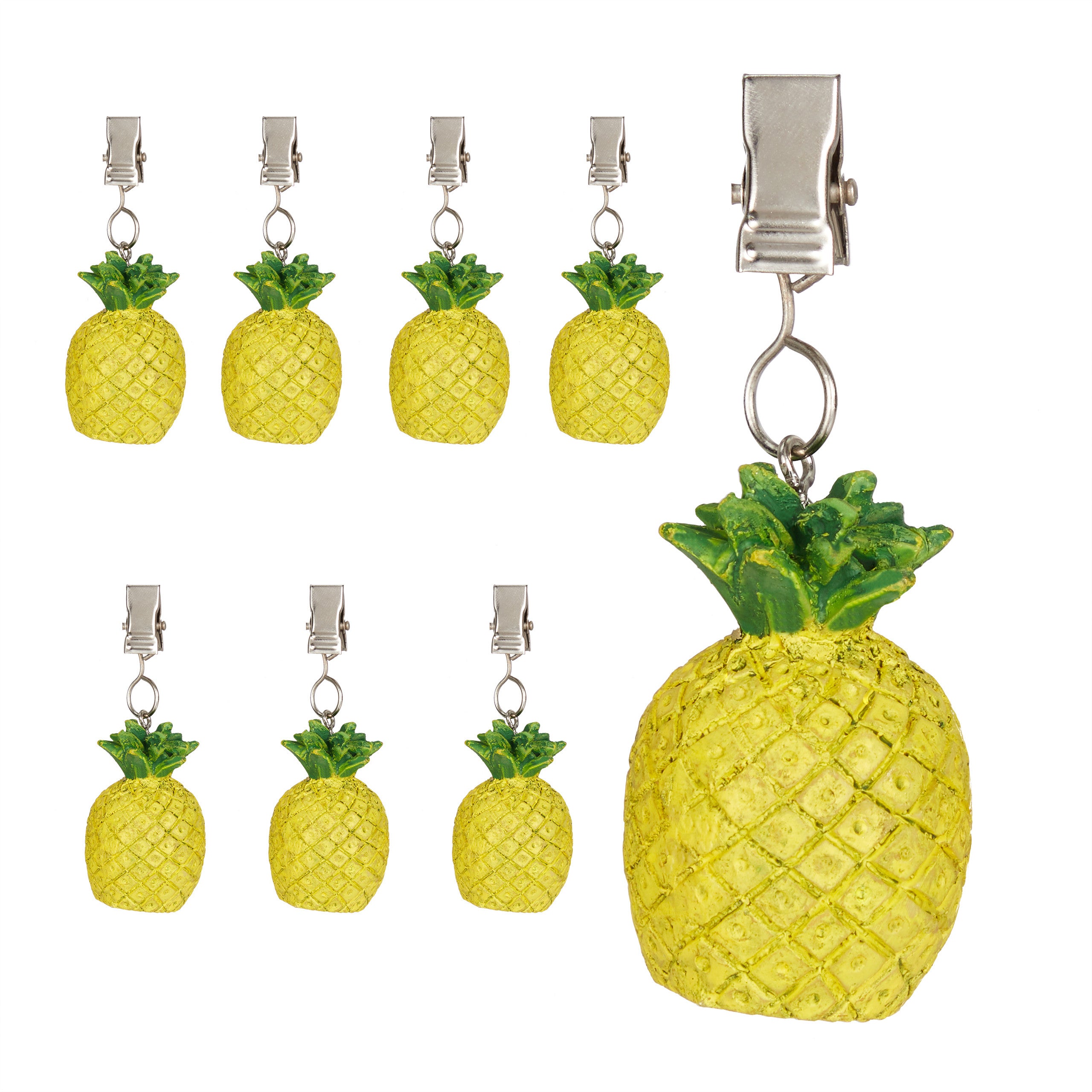 FORNORD 53306 Poids pour nappe décor ananas ou pastèque (x4)