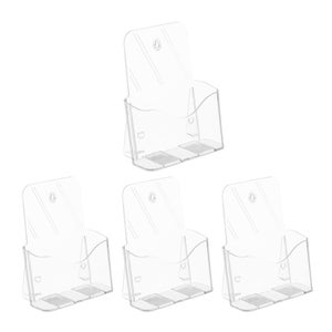 Supports Muraux Transparents Pour Documents A4 - Lot De 3 - En Polystyrène, Facile à Installer