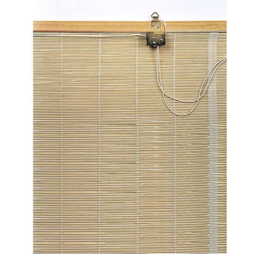 Tapparella In Bambù STI Mod. Azalea Wenge 200x300cm: Tenda A Rullo Naturale Per Protezione Solare E Privacy - 2