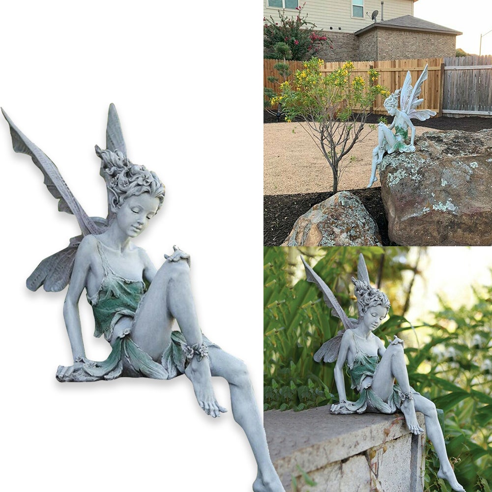 Statue De Jardin Ornements Figurine D'intérieur Décoration Pour