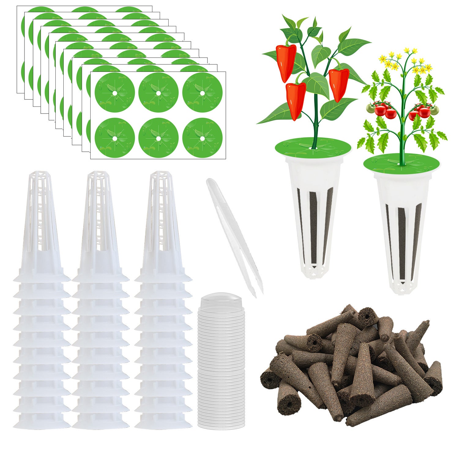 Kit de culture hydroponique pour site de plantation, système de plantes de  jardin, boîte à outils