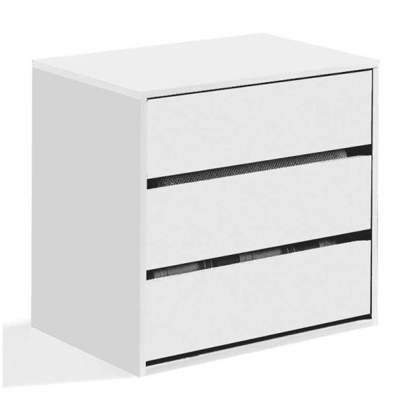 Caisson 3 tiroirs pour intérieur d'armoire - TSIRA - L 60 x l 44 x