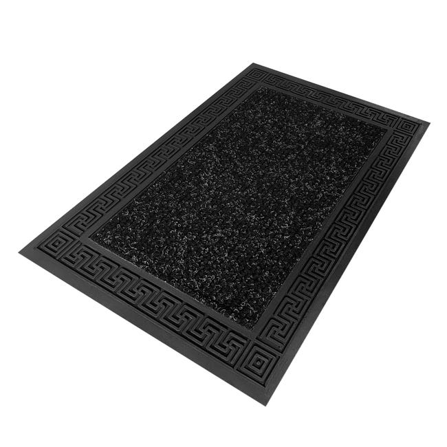 Acomoda Textil – Felpudo de Goma Moqueta Antideslizante Rectangular para  Interior y Exterior. Felpudo Atrapapolvo para Entrada. (40x63 cm)