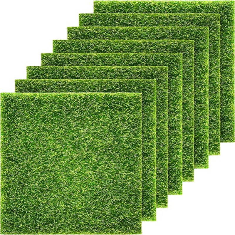 VEVOR 9 pièces 12x12 tapis de tapis gazon vert herbe artificielle à  l'intérieu