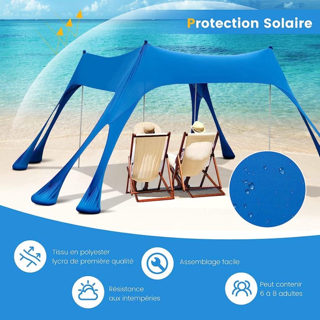 Juste d'Ombrage Pliable pour Tente de Voiture, Parapluie Anti-UV