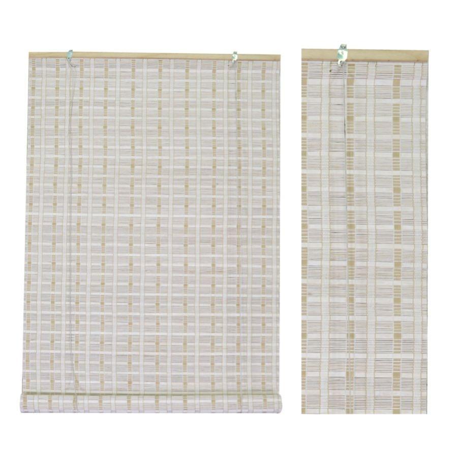 STI Tapparella Avvolgibile In Bambù Mod. Begonia - 200x300 Cm, Tenda A Rullo Naturale Per Interni, Protezione Solare E Privacy, Facile Montaggio - 2