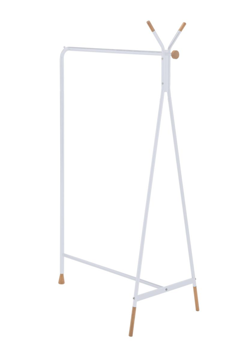 LANTERNA CON STRUTTURA IN LEGNO E LATTA 17.5X17.5X36 CM COLORE BIANCO