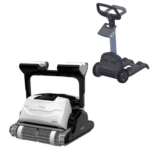 Robot per piscina Dolphin PS60 con spazzole combinate > Robot e carrello porta robot > Robot e carrello porta robot > Robot e carrello porta robot