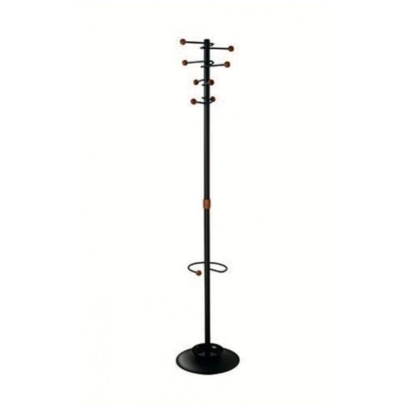 Luyi-Life Appendiabiti in metallo con portaombrelli 12 ganci per corridoio, 182 cm, autoportante, appendiabiti per vestiti, cappelli, borse, utilizzato in ingresso, soggiorno, camera da letto, ufficio