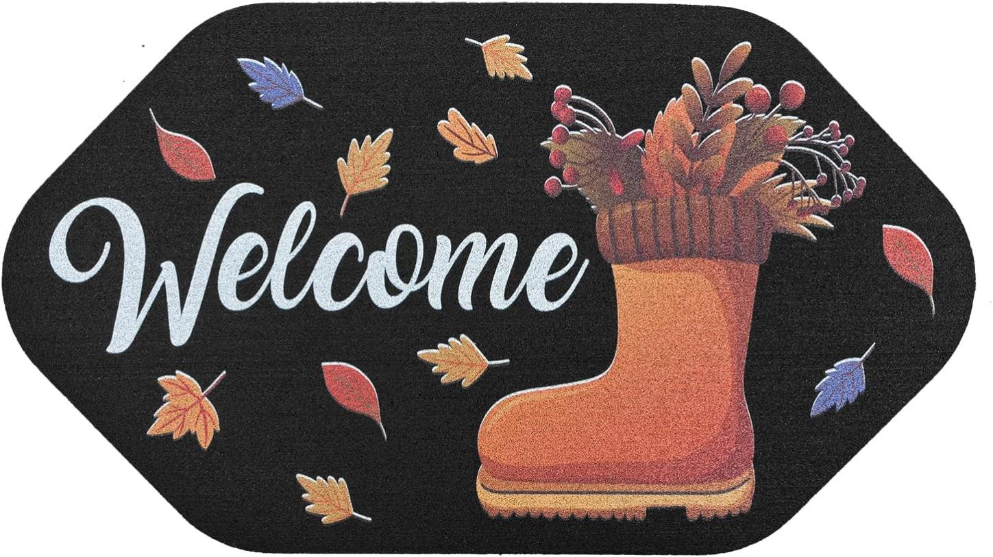 Zerbino In Flanella Antiscivolo 40x60 Cm – Morbido E Resistente Per Interni/Esterni – Regalo Casa