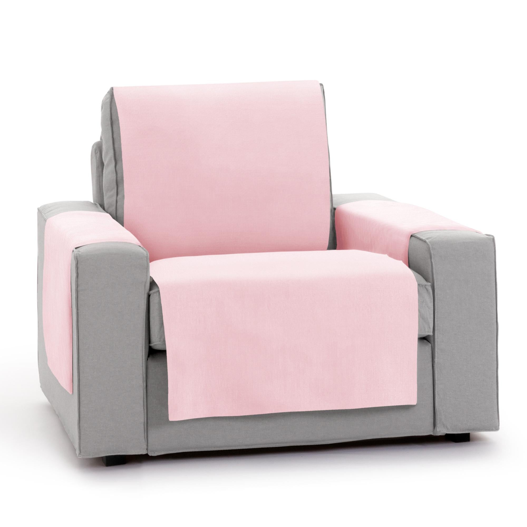 Housse De Canapé Extensible Chenille - Protection Anti-poussière Et Anti-glisse - Gris 65x80cm