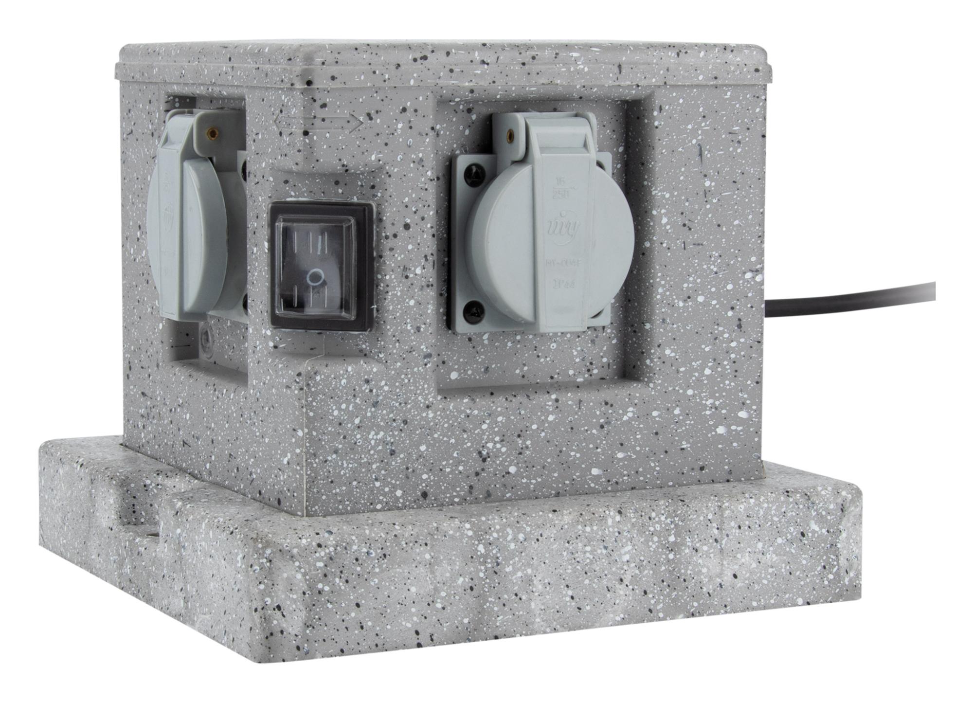 Borne Electrique De Jardin Avec Prise Etanche www.leroymerlin.fr