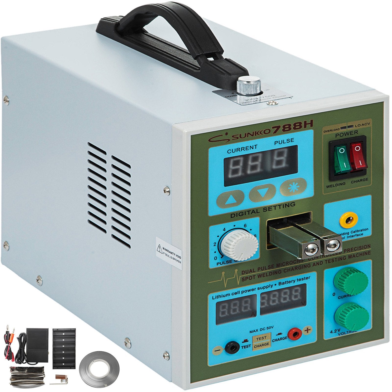 Acheter Machine à souder par points portative 5000W, pour bricolage,  batterie, courant réglable, soudage automatique utilitaire