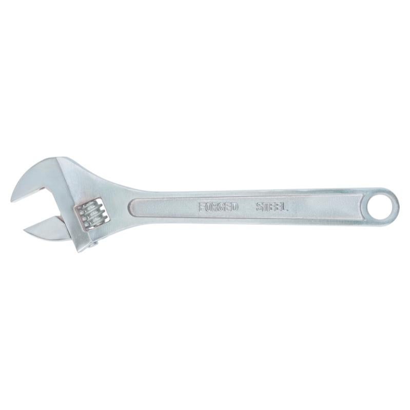 Silverline Clé à Molette Extra-Longue 450 Mm – Mâchoire 57 Mm, Acier Chromé, Réglage Fluide Et Précis