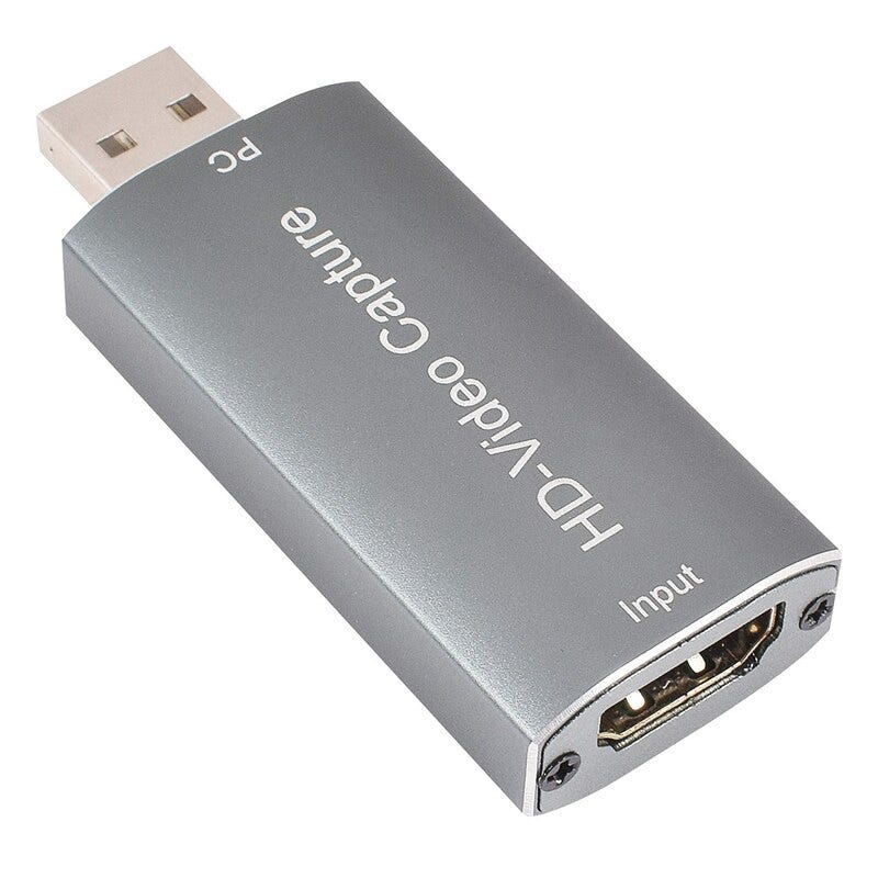 Capturadora de video HDMI a USB 2.0 de 1080P para Windows/Mac