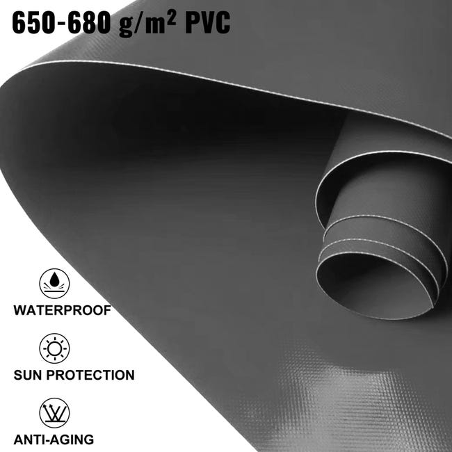 Bâche sur mesure PVC 680g/m²