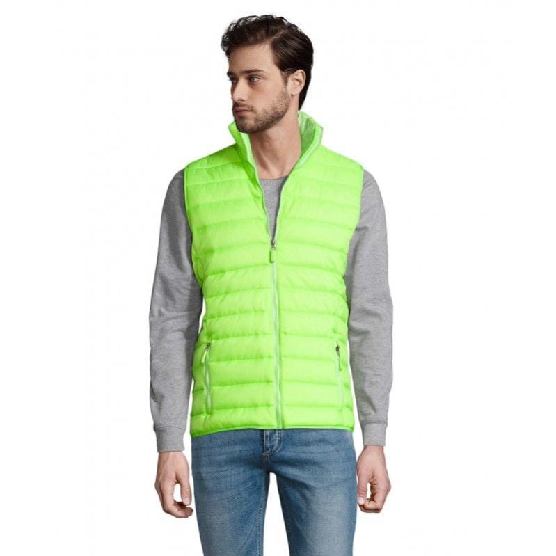 Sol s Doudoune light sans manche homme WAVE MEN Vert Citron Fluo M Leroy Merlin