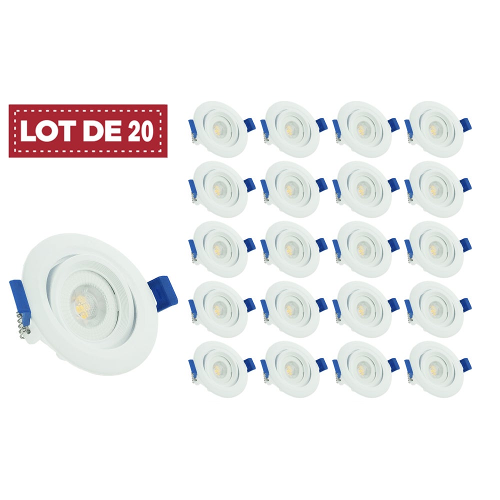 Spot LED encastrable Wellit S pour plafond 7W | Aiure