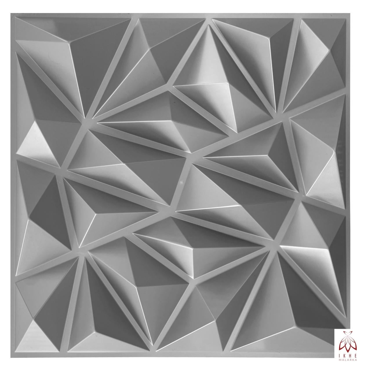 Pannello Murale In PVC 3D A Forma Di Diamante, 8 Piedi X 8
