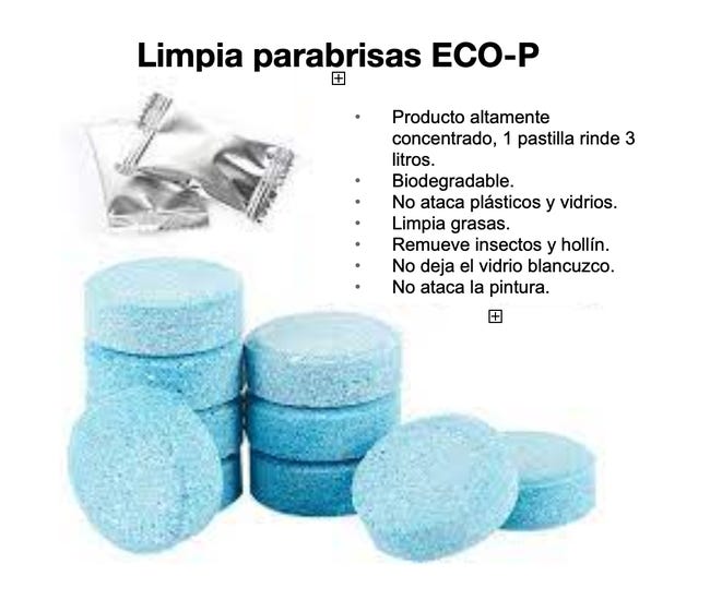Limpia parabrisas ECO-P - Bote 200 pastillas