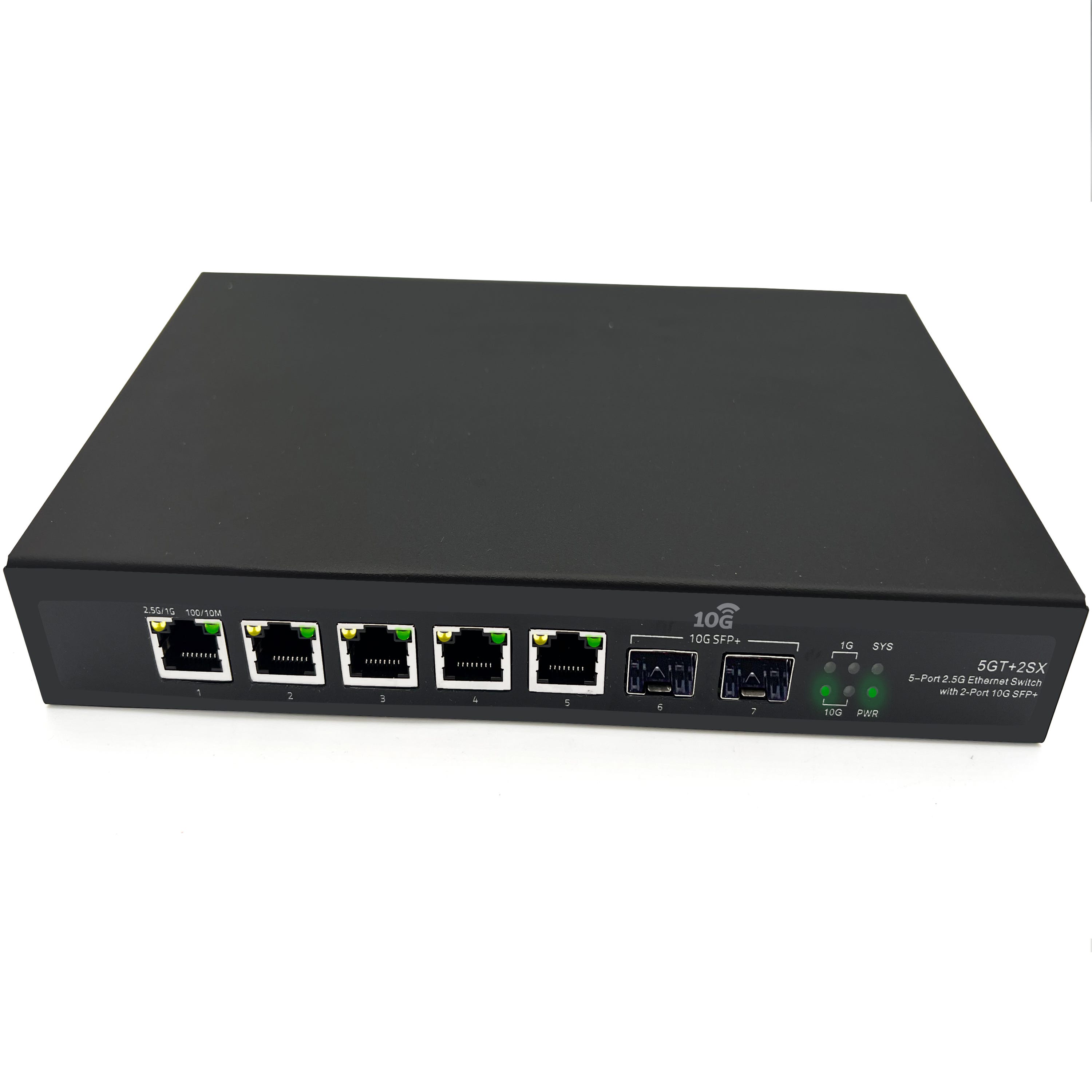 Switch réseau,Commutateur Ethernet 6 ports 10-100M,Fiber optique,2