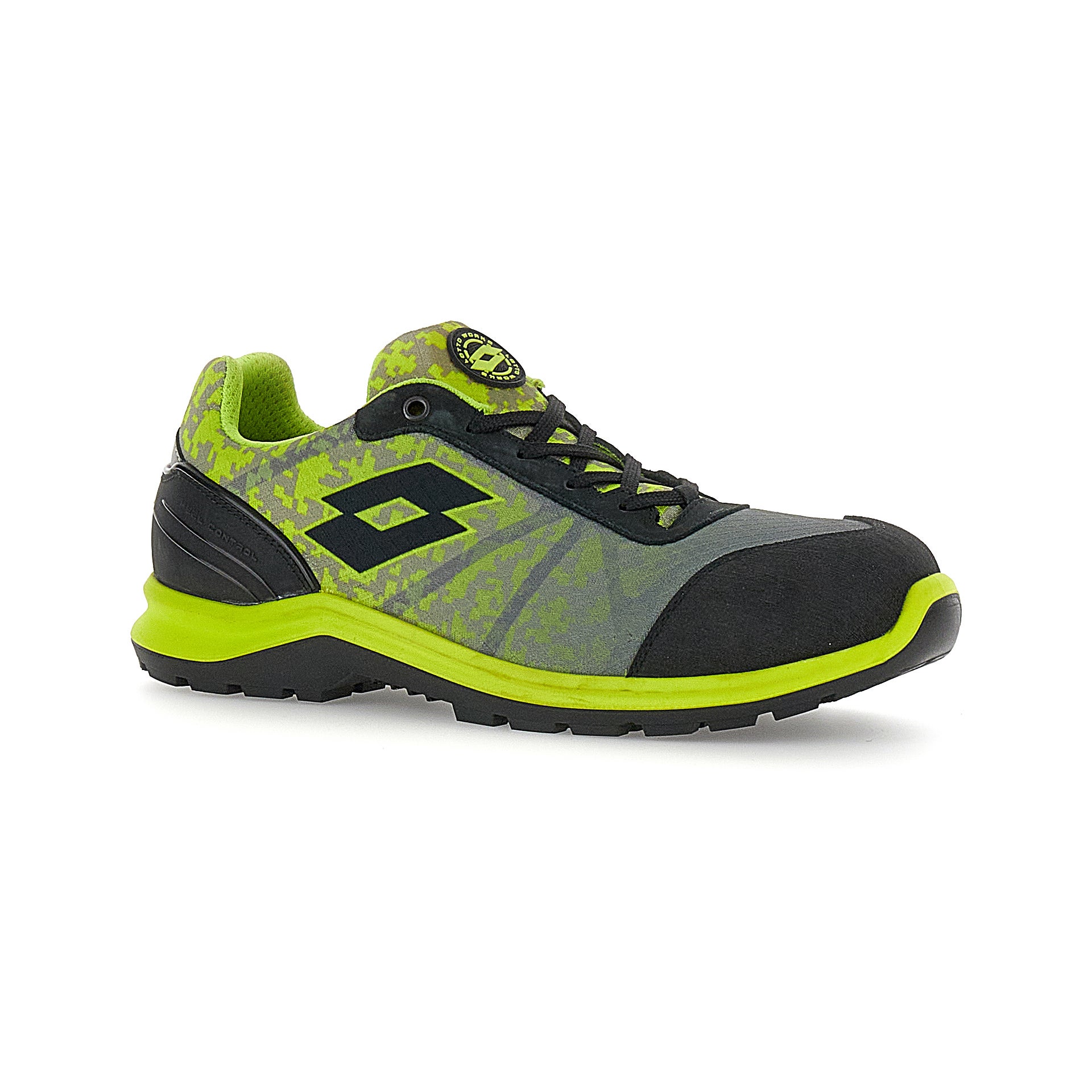 SCARPE ANTINFORTUNISTICHE LOTTO HIT 400 S1P 42 ACACIA GREEN/ALL BLACK/COOL  GRAY