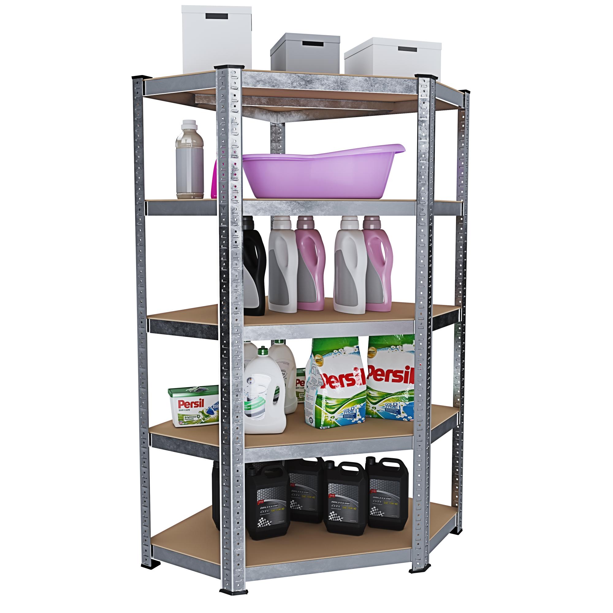 SCAFFALE IN PLASTICA Cm 60 X 30 X H 133 - 4 Ripiani - Foto 7