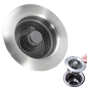 3en1 Bouchon de vidange de cuisine Multifonction filtre Anti-blocage pour  lavabo de salle de bain