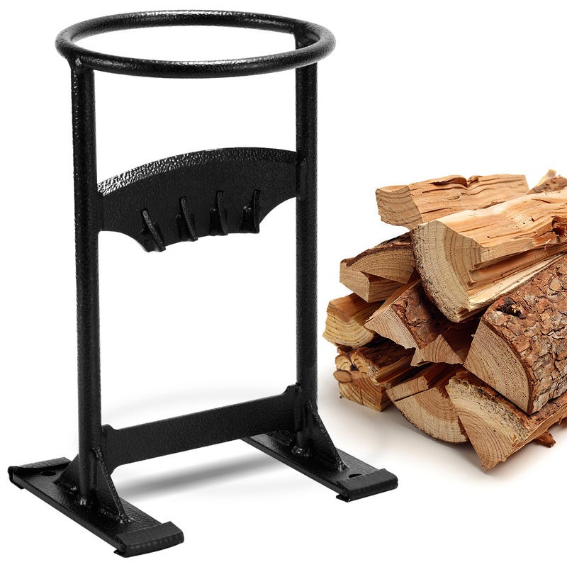Fendeuse à bois manuelle avec marteau et sac Fendeur Bois en Acier Φ18cm  Fendeur de bois de chauffage manuel Fendeur de bûches