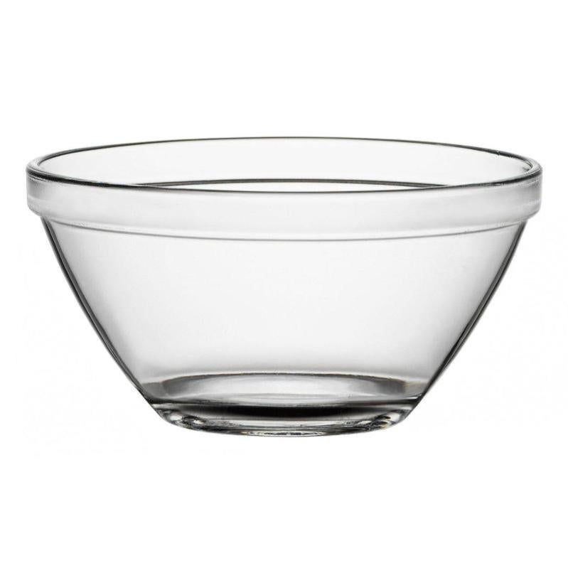 APS Pastello, contenitore in melamina, diametro 13 cm, altezza 19,5 cm, impilabile, piedini antiscivolo, lavabile in lavastoviglie, 1,5 litri, bianco