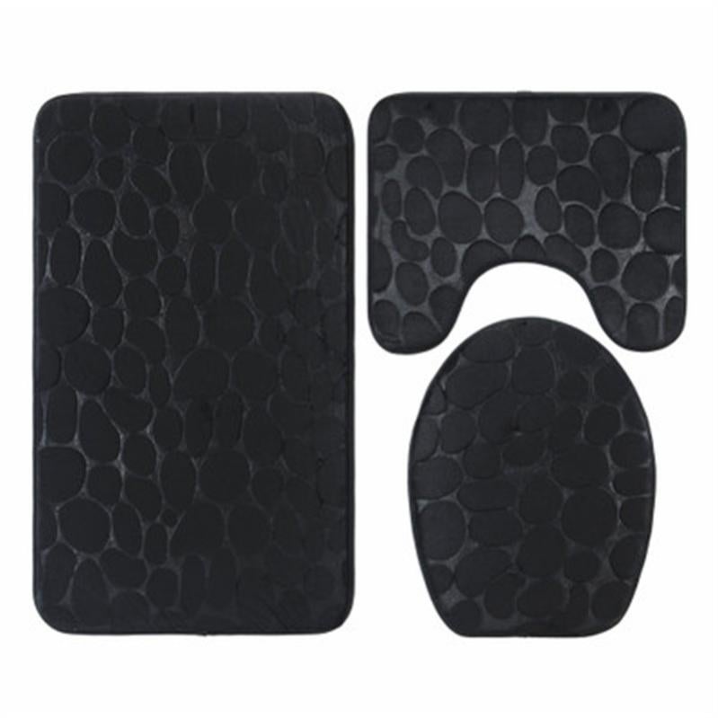 Tapis De Douche En Bois Massif Teck - Antidérapant, Dimensions 60x60 Cm - Pour Salle De Bain, Sauna, Spa - 2