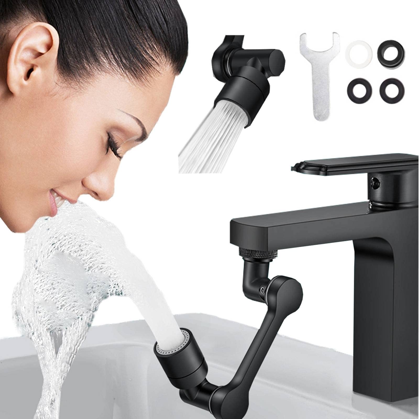 mousseur robinet economiseur eau robinet robinet rotatif Robinet de cuisine  en plastique rotatif à 720 °