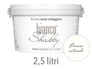 Chalk Paint extra opaca biancoShabby® - Ricolora mobili pareti