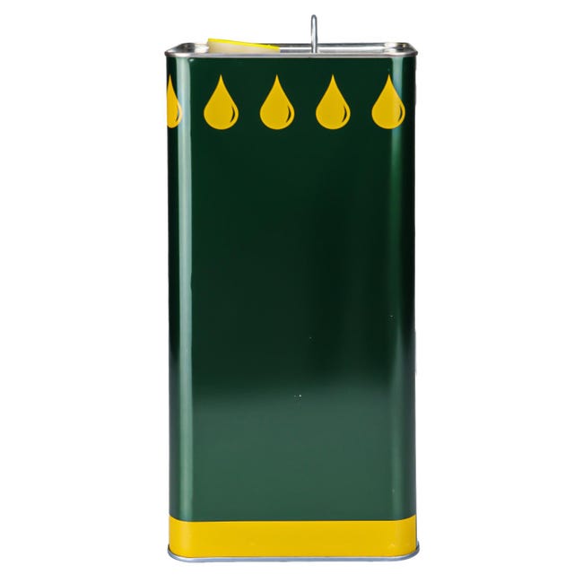 10 Lattine Per Olio Da 5LT In Lamiera Stagnata Verde - Con Tappo Ermetico, Made In Italy - Foto 5